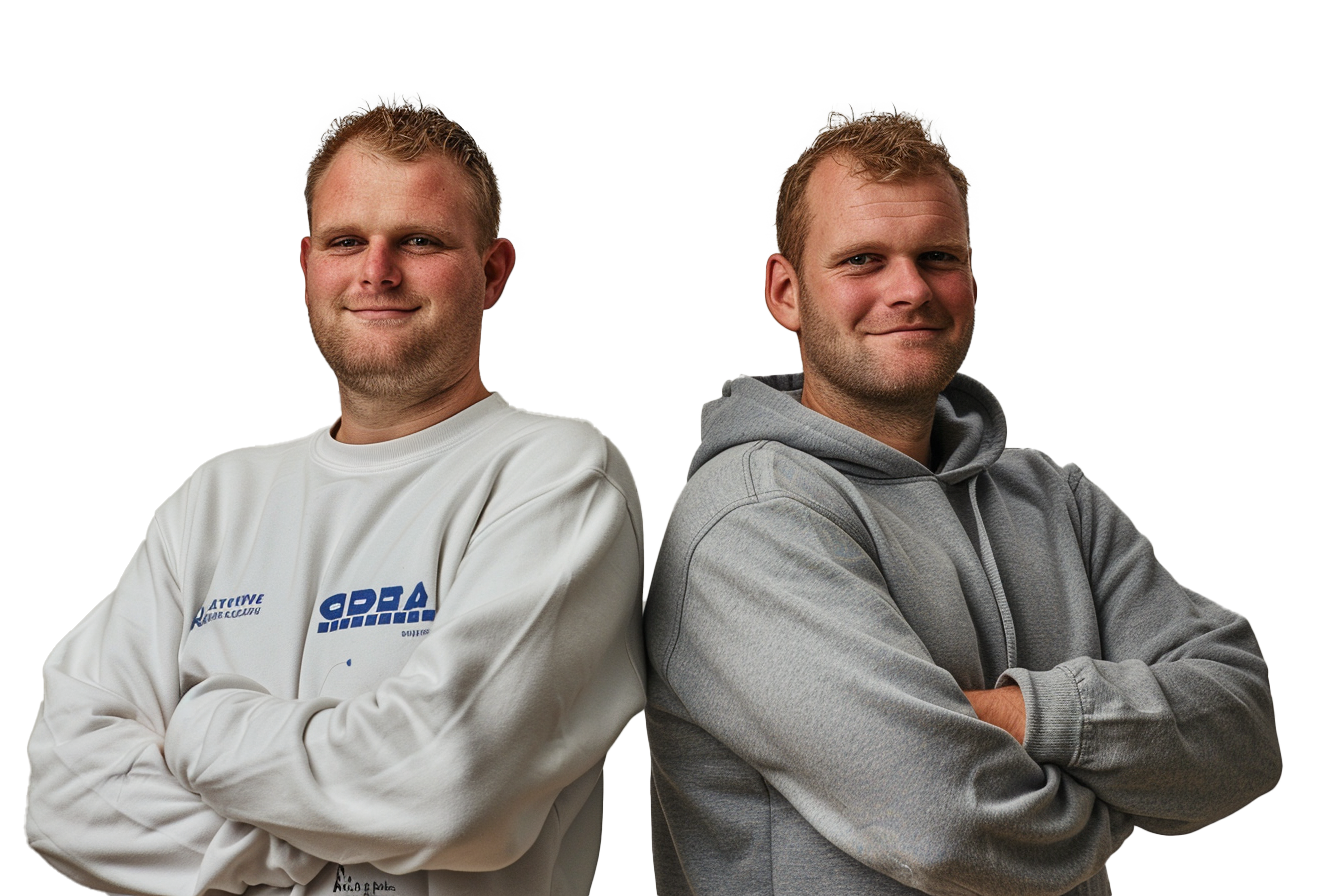 Rick en Ronald - het team achter Stucwerk Limburg