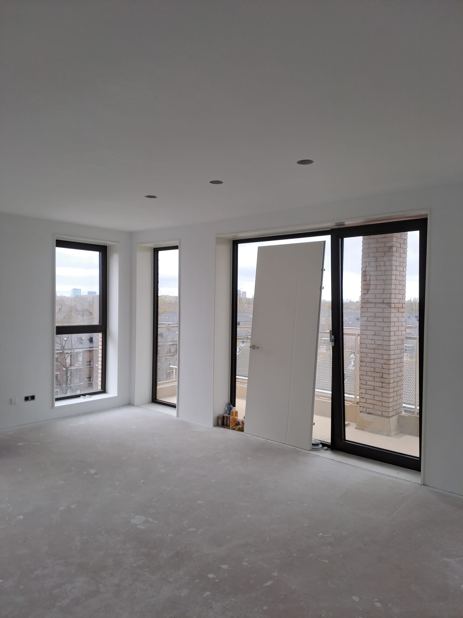 Woonkamer Amsterdam stucwerk 4